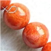 草珊瑚圆珠，规格：16mm，长度：16寸，珊瑚珠子批发