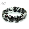 时尚千花琉璃手链，宽度：18mm，尺寸：7寸，特色手工饰品
